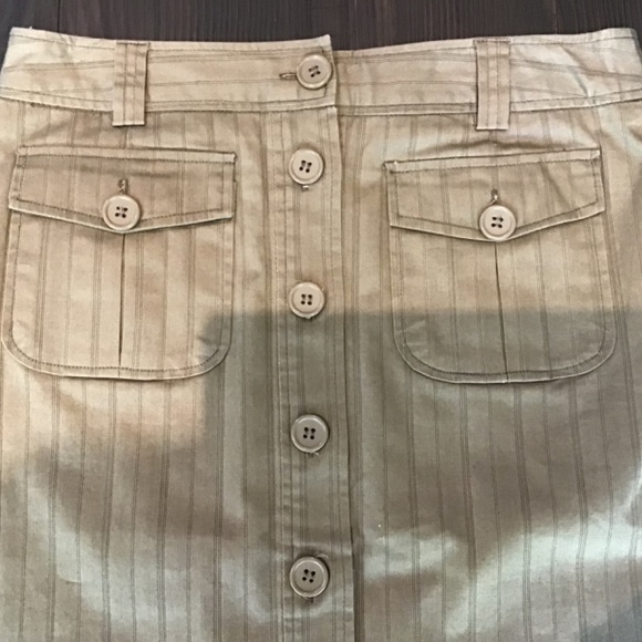 Bedo Femme Khaki Pencil Skirt - Picture 2 of 5